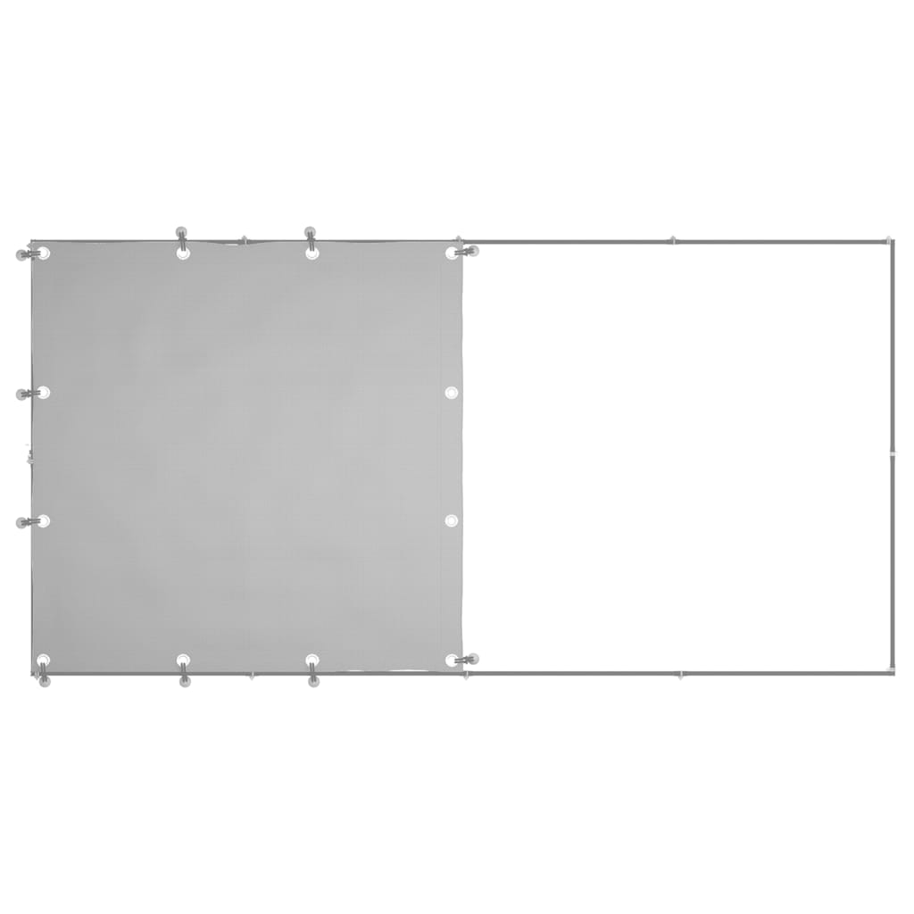 Dog Kennel Silver 26 ft² Steel