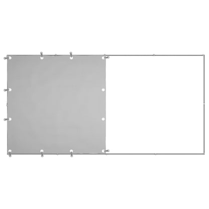 Dog Kennel Silver 26 ft² Steel