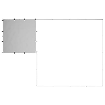 Dog Kennel Silver 6.05 m² Steel