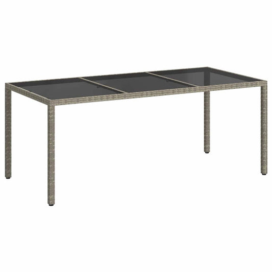 Garden Table | Grey and Black