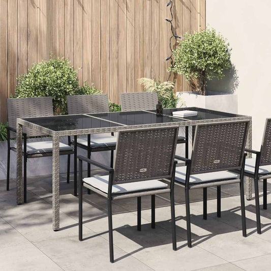 Garden Table | Grey and Black