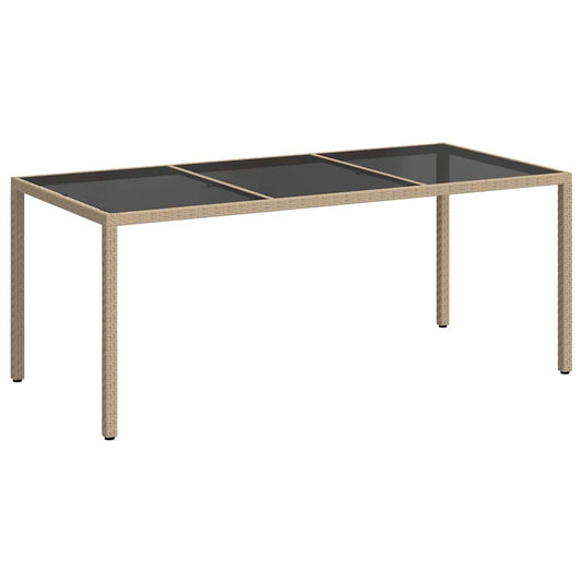 Garden Table | Beige and black