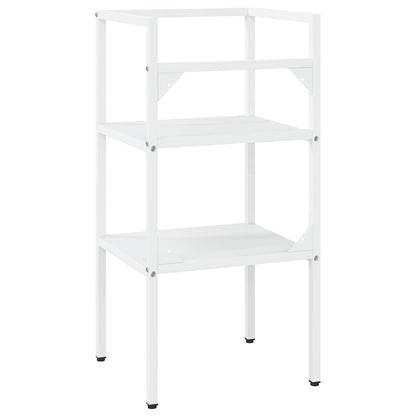 Bathroom Washbasin Frame White 40x38x83 cm Iron