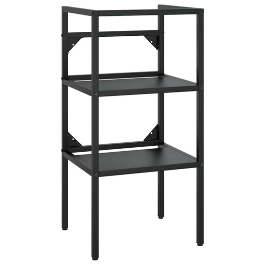 Bathroom Washbasin Frame | Black | Iron | Medium