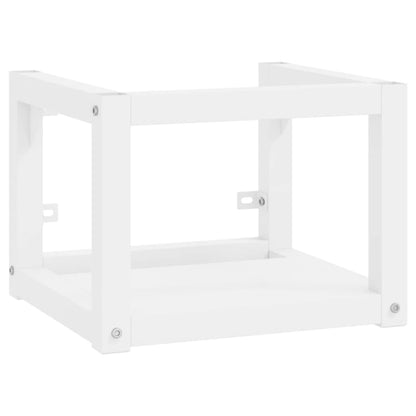 Wall-mounted Bathroom Washbasin Frame White 40x38x31 cm Iron