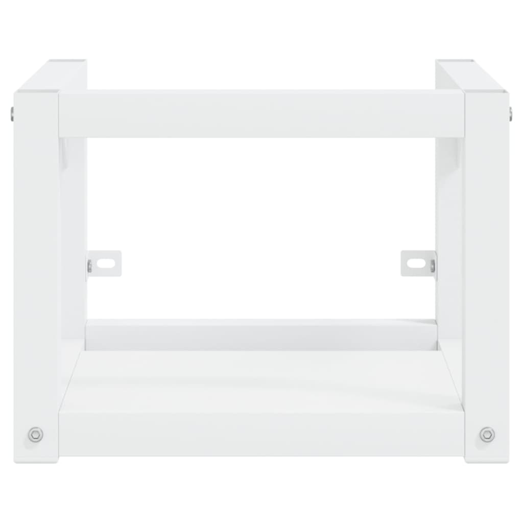 Wall-mounted Bathroom Washbasin Frame White 40x38x31 cm Iron