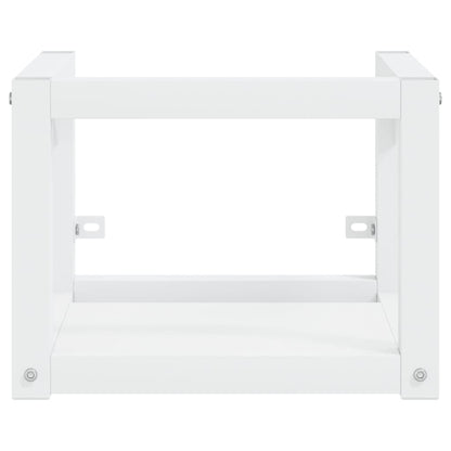 Wall-mounted Bathroom Washbasin Frame White 40x38x31 cm Iron