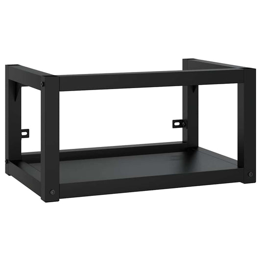 Bathroom Washbasin Frame | Black | Powder-coated iron | Medium | Durable