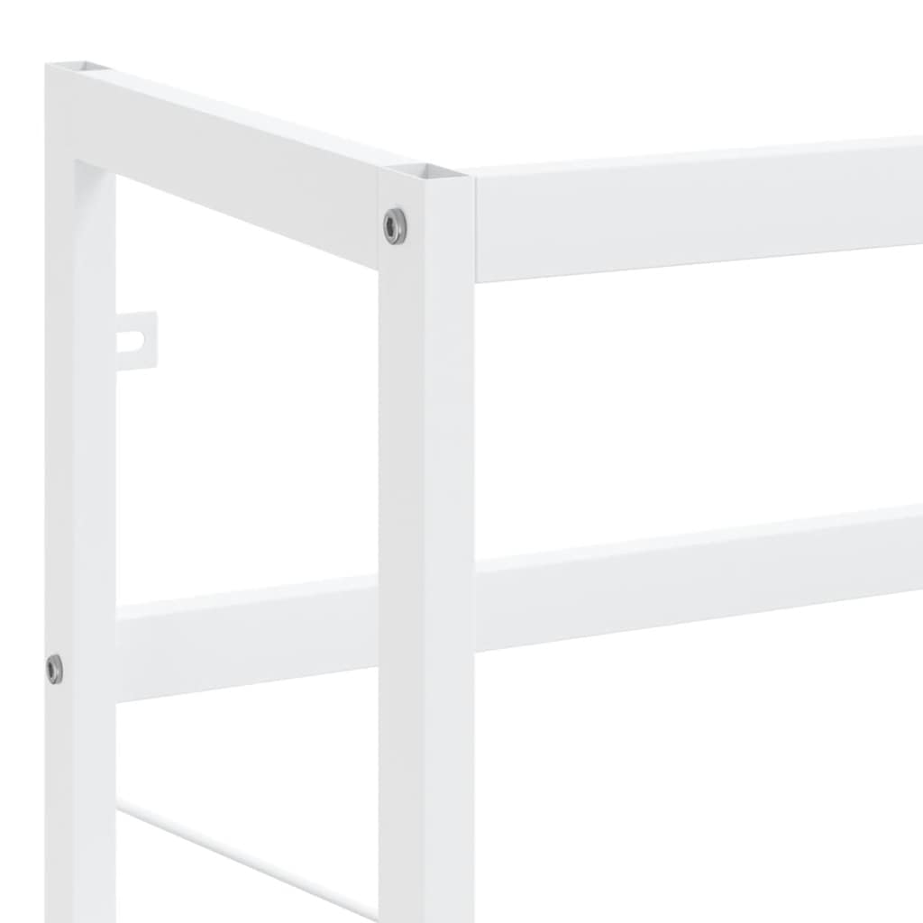 Bathroom Washbasin Frame White 40x38x83 cm Iron