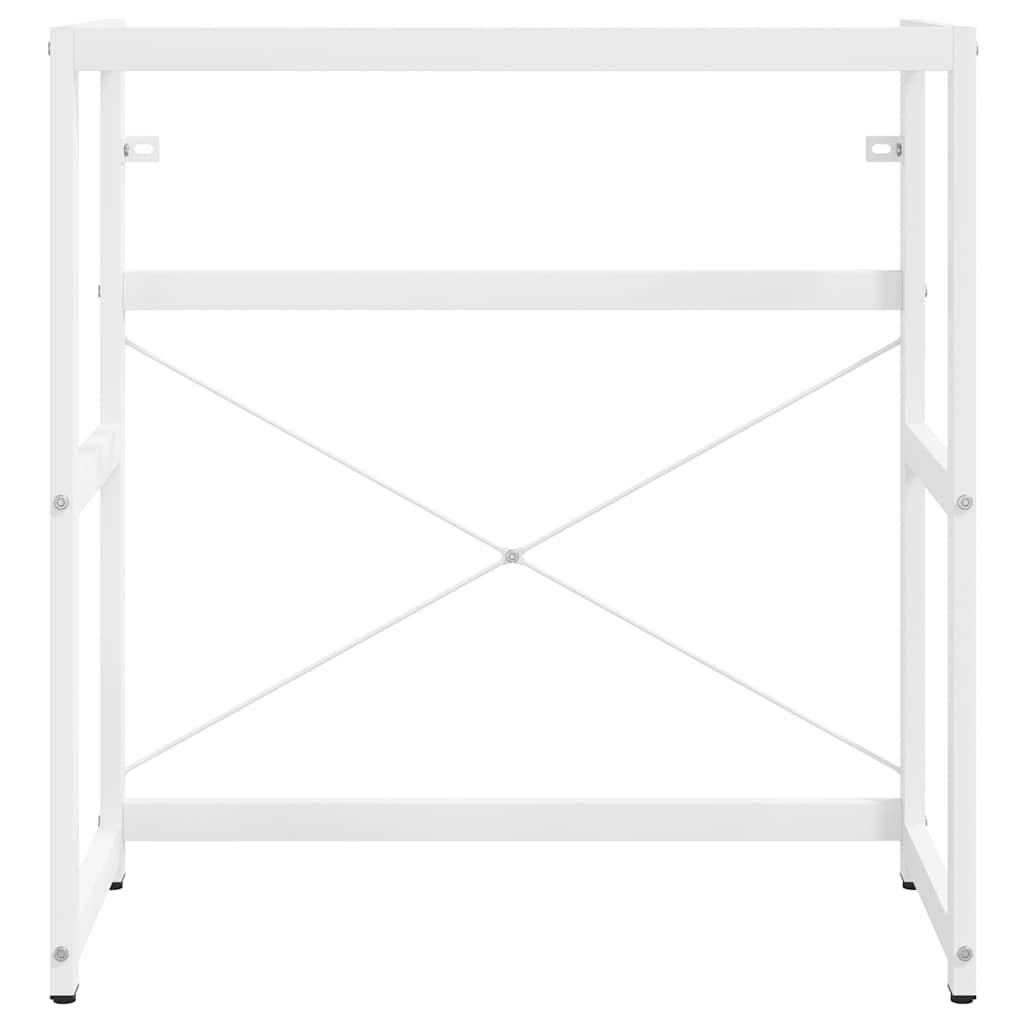 Bathroom Washbasin Frame White 79x38x83 cm Iron