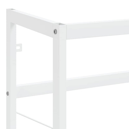 Bathroom Washbasin Frame White 79x38x83 cm Iron