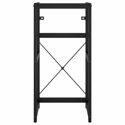 Bathroom Washbasin Frame Black 40x38x83 cm Iron