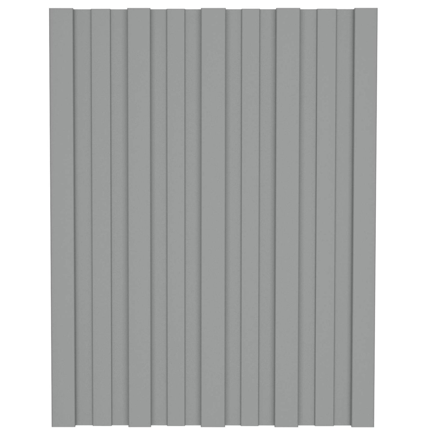 Roof Panel 36 pcs Grey 23.62 x 17.72 in Galvanised steel