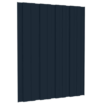 Roof Panel 12 pcs Anthracite 60 x 45 cm Galvanised steel