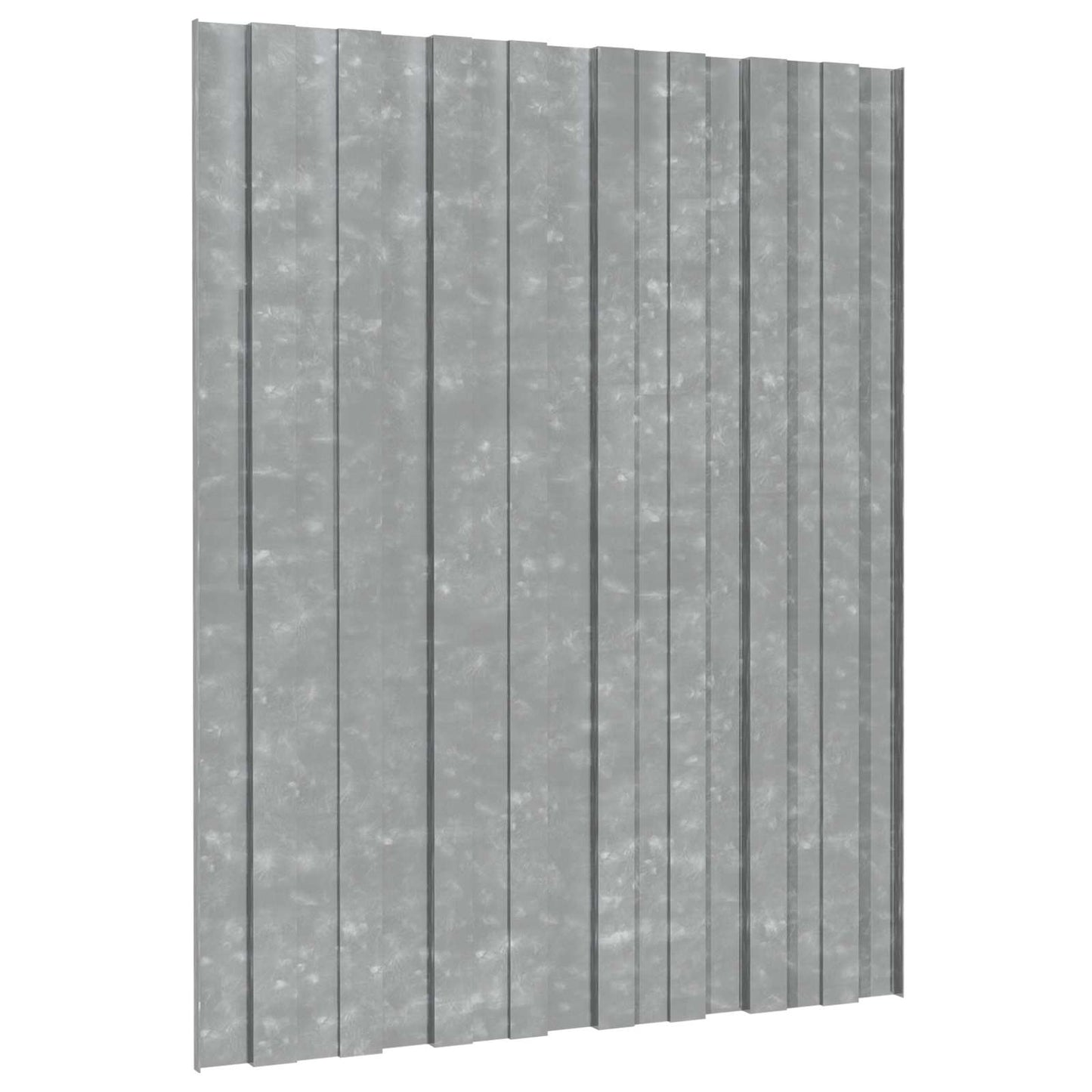 Roof Panel 36 pcs Silver 23.62 x 17.72 in Galvanised steel