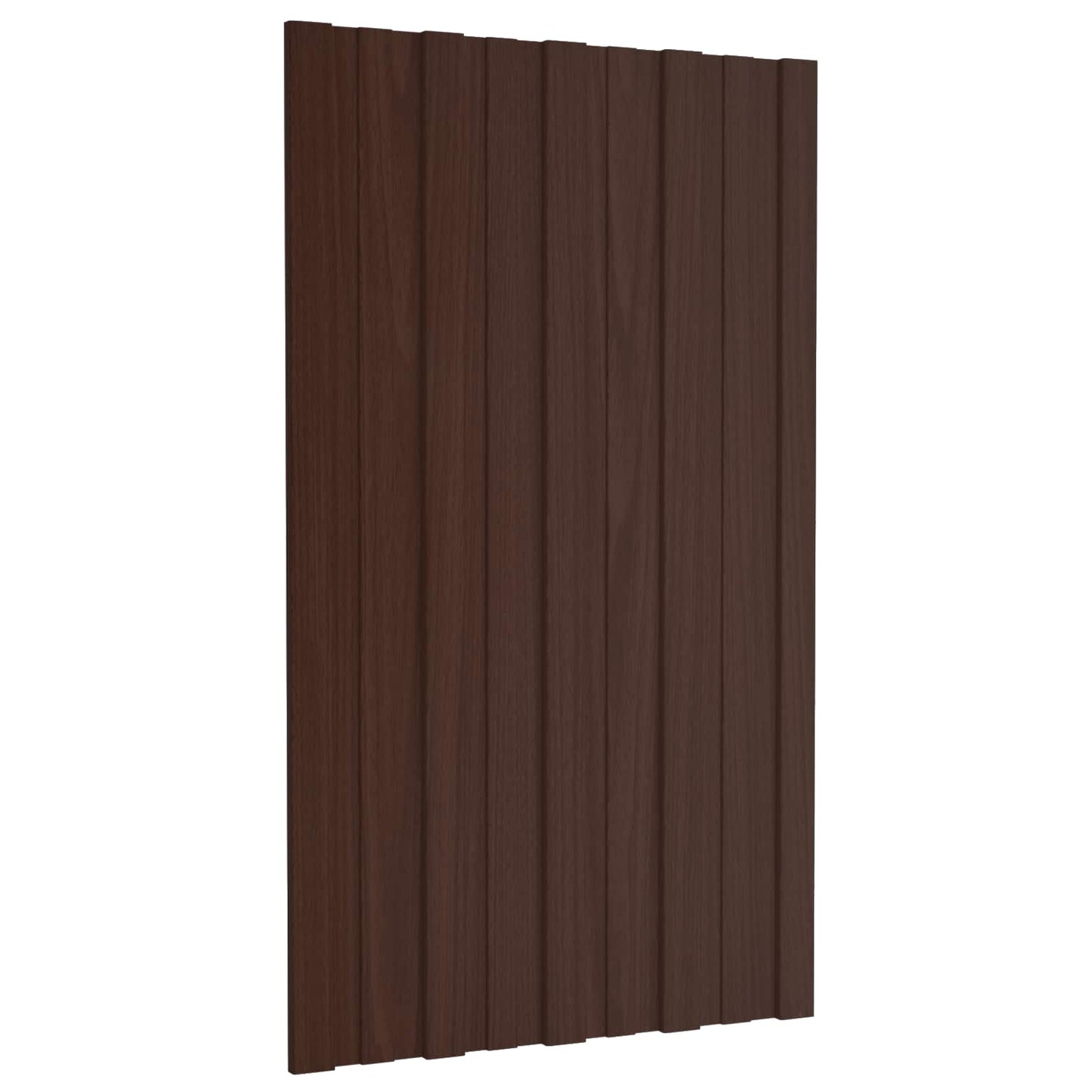 Roof Panel 12 pcs Brown 31.50 x 17.72 in Galvanised steel