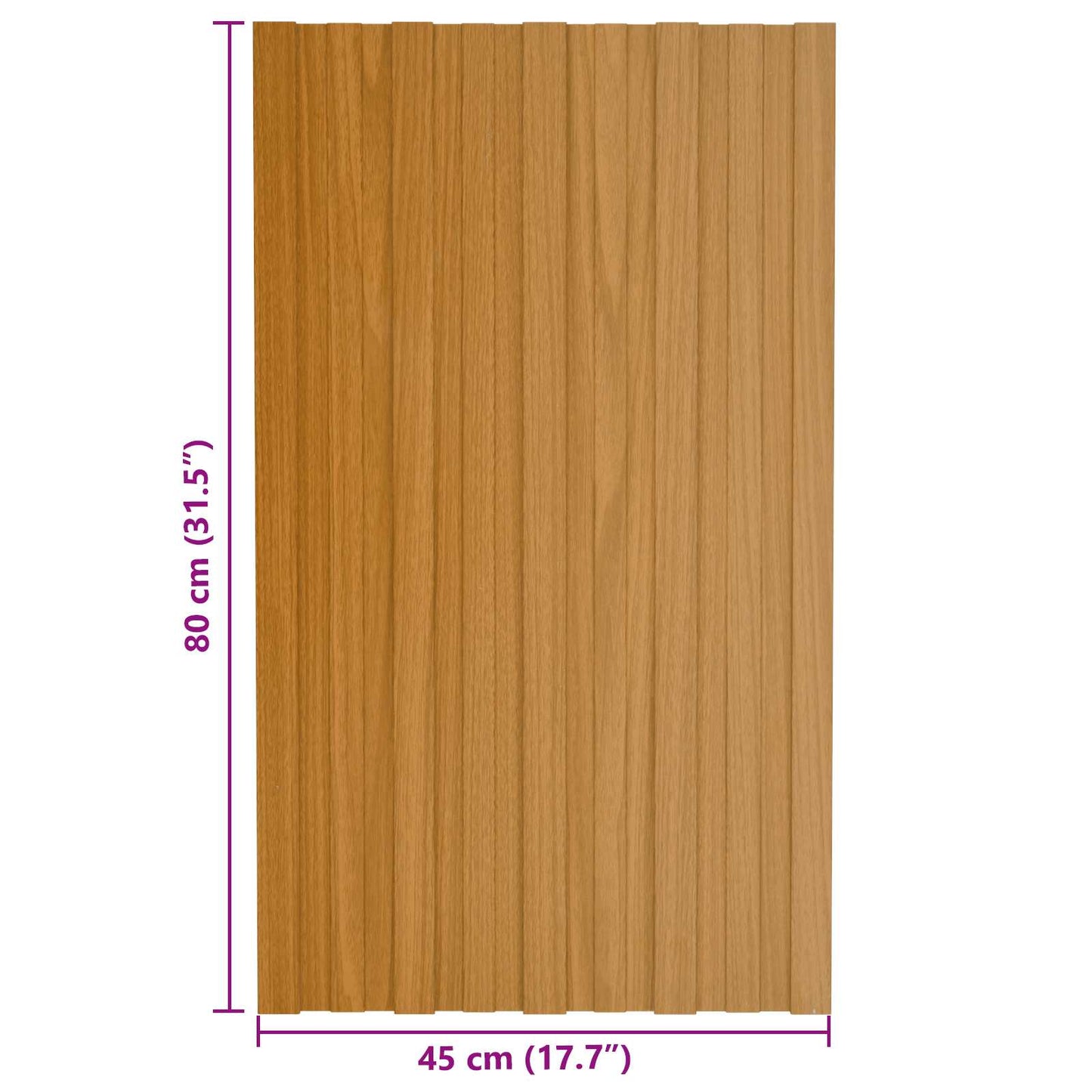 Roof Panel 36 pcs Natural 31.50 x 17.72 in Galvanised steel