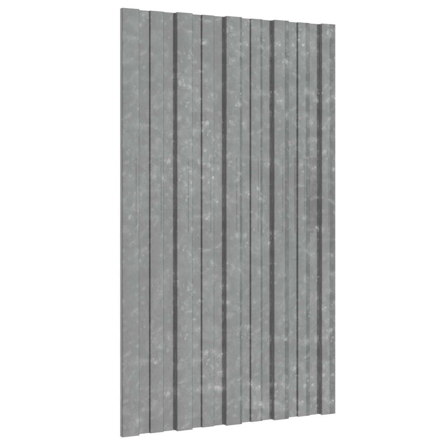 Roof Panel 12 pcs Silver 31.50 x 17.72 in Galvanised steel