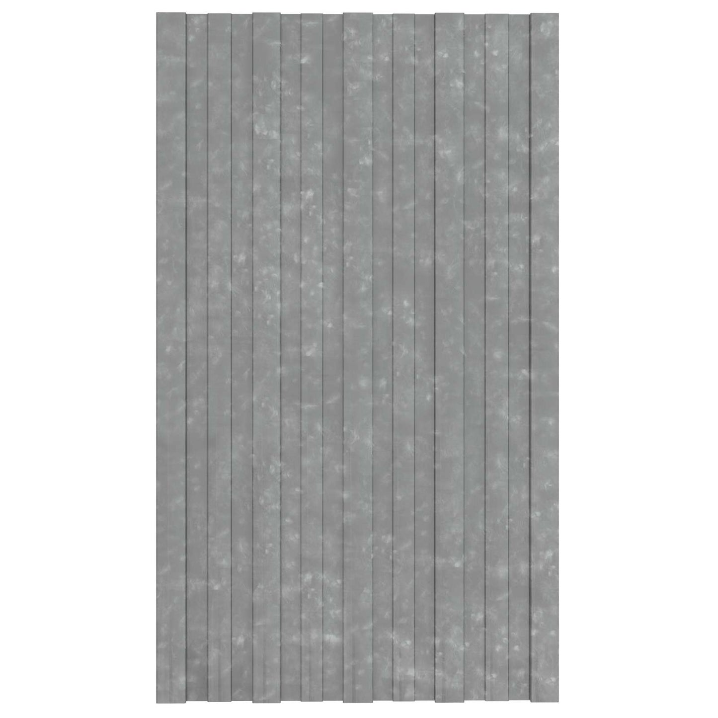 Roof Panel 36 pcs Silver 31.50 x 17.72 in Galvanised steel