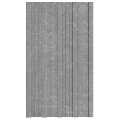 Roof Panel 36 pcs Silver 31.50 x 17.72 in Galvanised steel