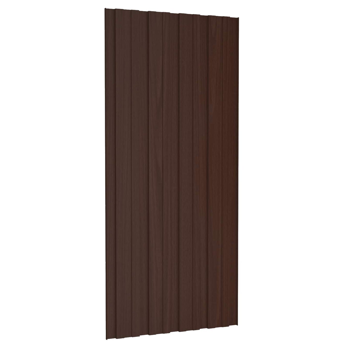 Roof Panel 36 pcs Brown 39.37 x 17.72 in Galvanised steel