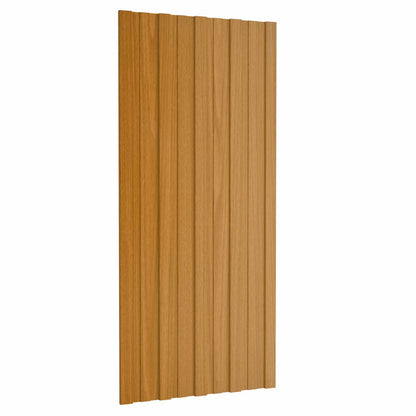 Roof Panel 36 pcs Natural 100 x 45 cm Galvanised steel