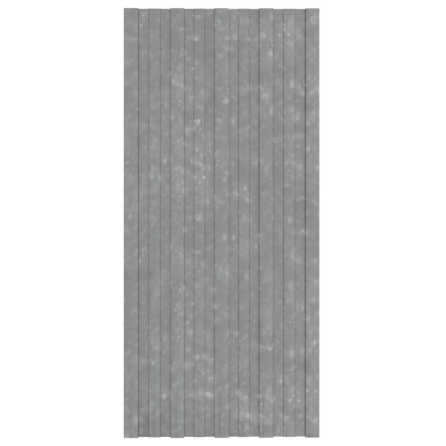 Roof Panel 12 pcs Silver 39.37 x 17.72 in Galvanised steel