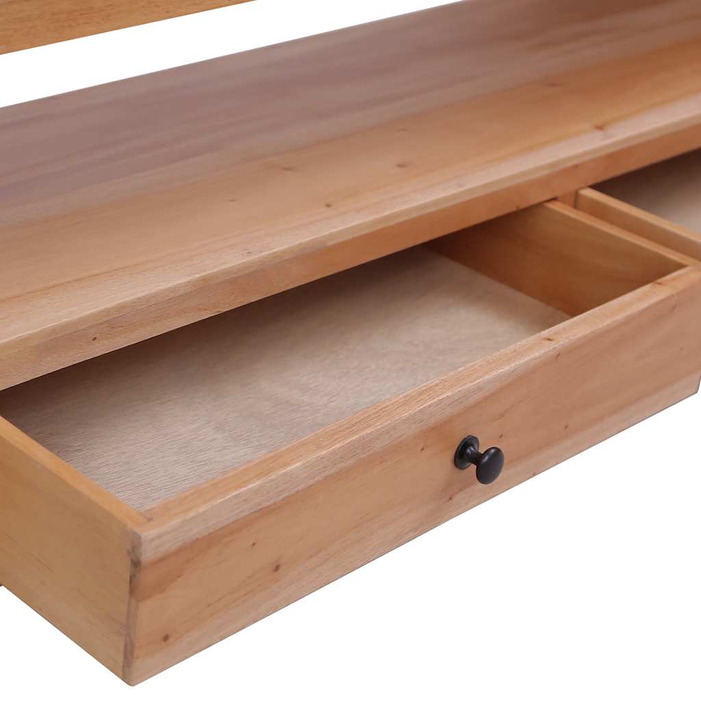 TV Cabinet 115x30x40 cm Solid Mahogany Wood