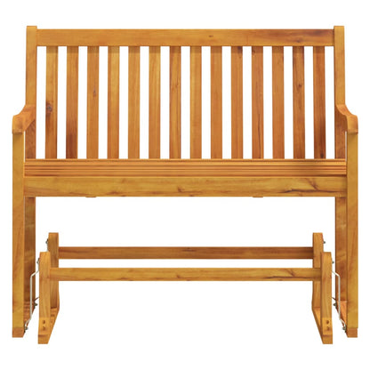 Swing Bench | Brown | Solid acacia wood | 110 cm | Swing Bench