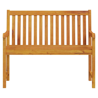 Garden benches 1-Seater 110 x 55.5 x 90 cm Solid Acacia Wood