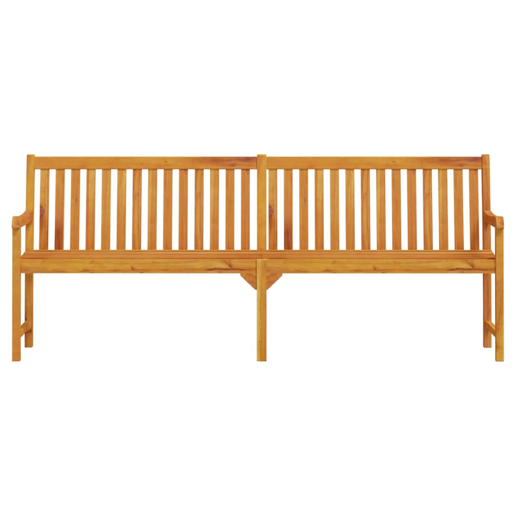Garden benches 1-Seater 219 x 55.5 x 90 cm Solid Acacia Wood