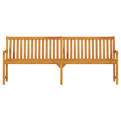 Garden benches 1-Seater 219 x 55.5 x 90 cm Solid Acacia Wood