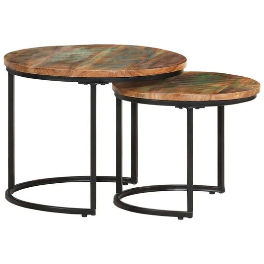 Nesting Table | Set of 2 | Mixed Colour