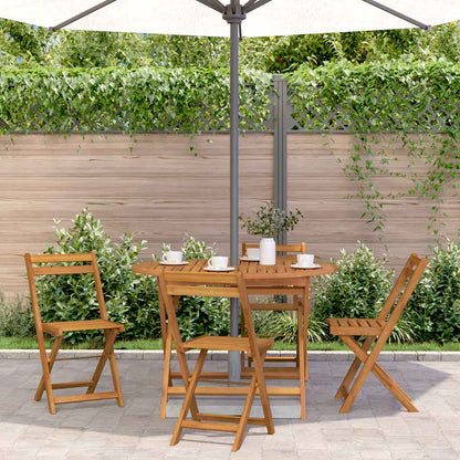 Folding Garden Table 43.3" Solid Acacia Wood