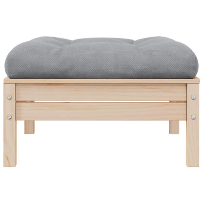 2-seater Garden Sofa Set of 2 Grey