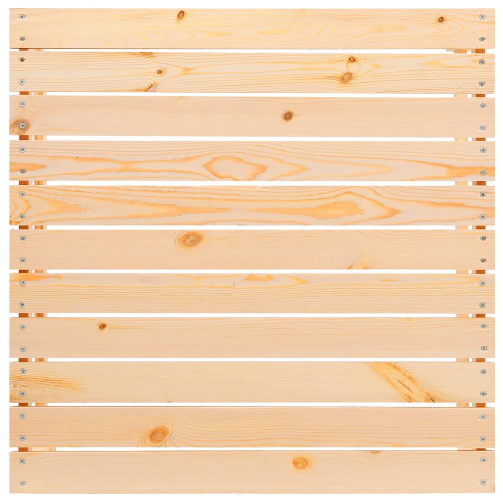 3 Piece Patio Lounge Set with Gray Cushions Solid Pinewood