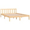 810077 vidaXL Bed Frame without Mattress Solid Wood 120x200 cm