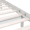810083 vidaXL Bed Frame without Mattress White Solid Wood 140x200 cm