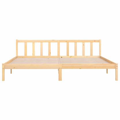 810102 vidaXL Bed Frame without Mattress Solid Wood 200x200 cm