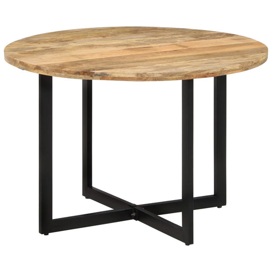 Dining Table | Brown and black | Solid mango wood, powder-coated iron