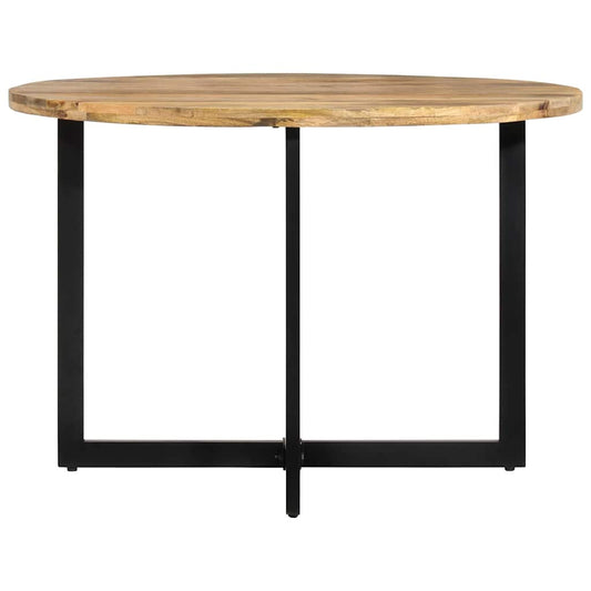 Dining Table | Brown and black | Solid mango wood, powder-coated iron