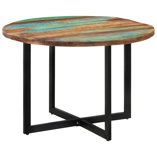 Dining Table | Multicolour | Solid reclaimed wood | Medium | Sleek