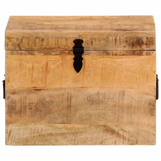 Storage Box | Natural Wood | Solid Mango Wood | 39 x 28 x 31 cm