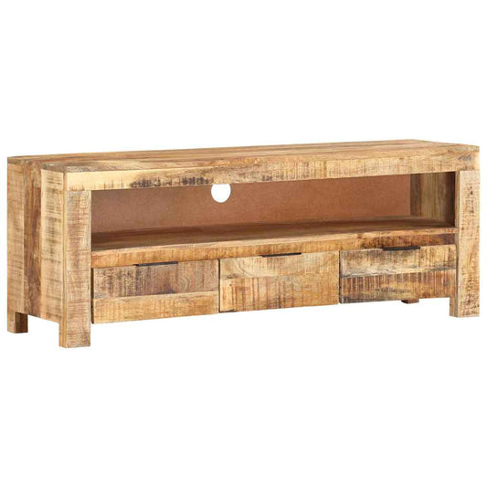 TV Cabinet | Natural | Solid Mango Wood | Medium | TV Cabinet