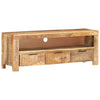 TV Cabinet 110x30x40 cm Rough Mango Wood
