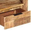 TV Cabinet 110x30x40 cm Rough Mango Wood