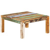 Coffee Table 31.5"x31.5"x15.7" Solid Reclaimed Wood