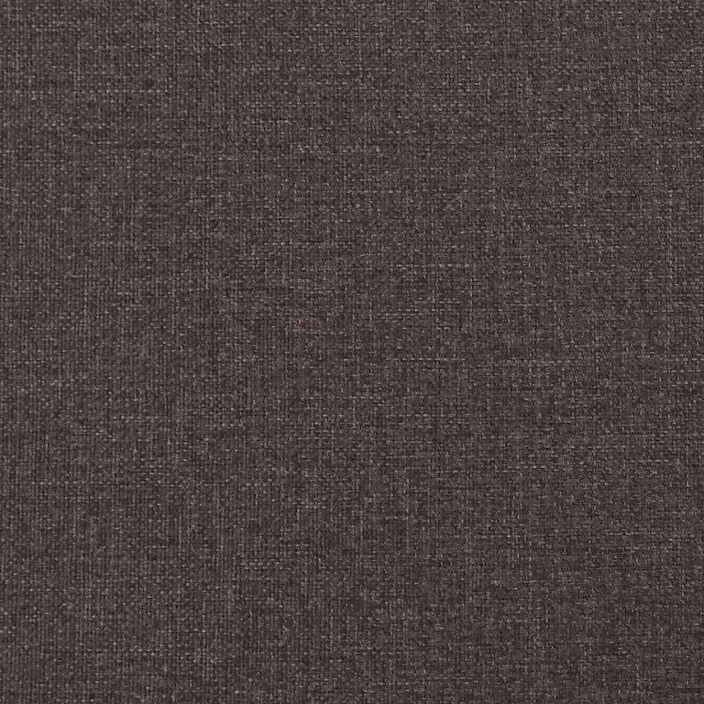 Recliner Chair Dark Brown Fabric