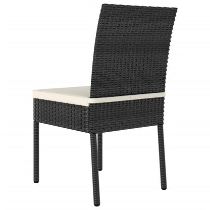 Dining Chair | Set of 4 | Black,Cream