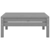 3 Piece Garden Lounge Set Grey Solid Pinewood